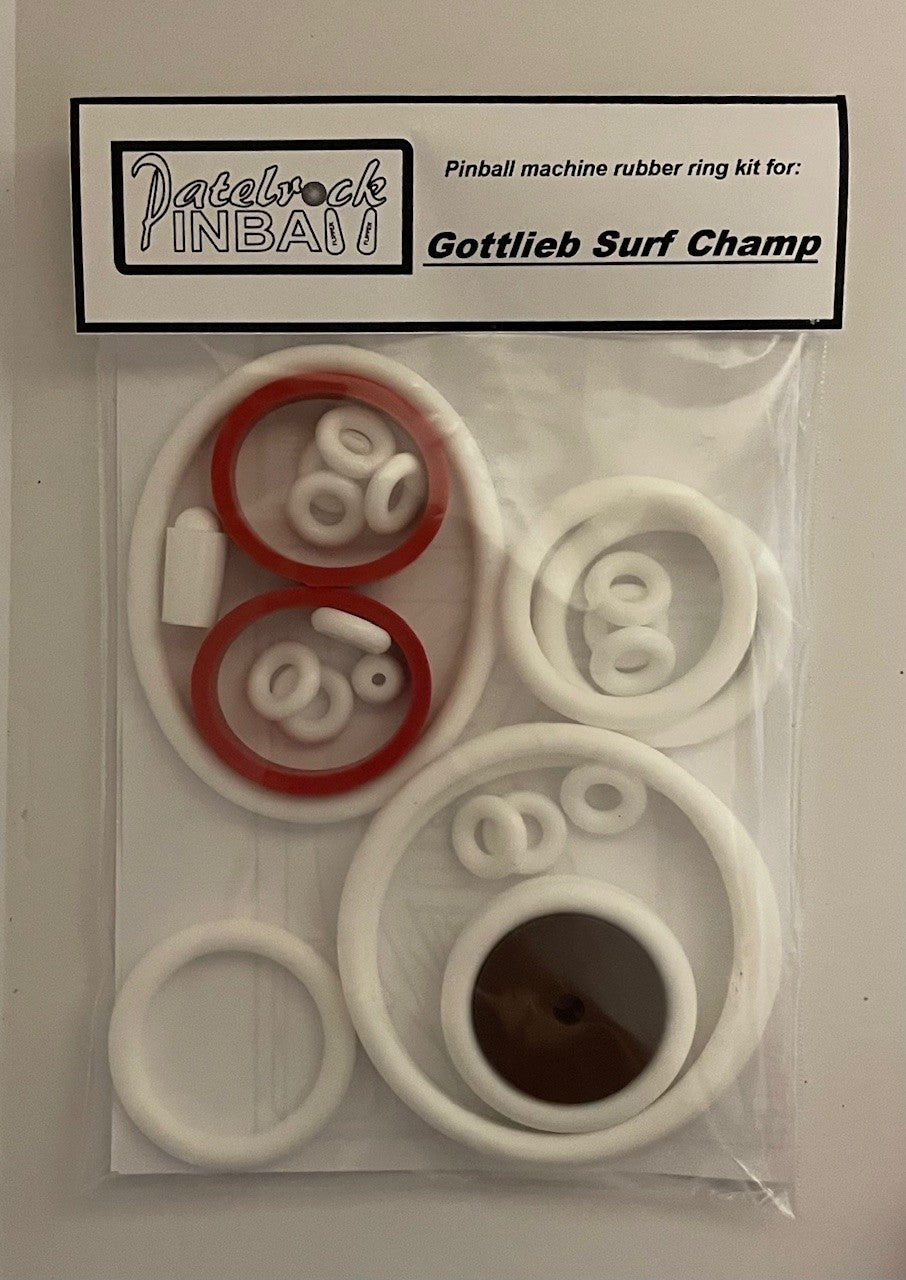 Gottlieb Surf Champ Pinball Machine Rubber Ring Kit