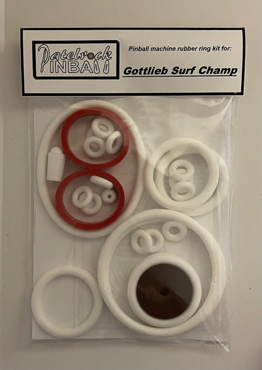 Gottlieb Surf Champ Pinball Machine Rubber Ring Kit