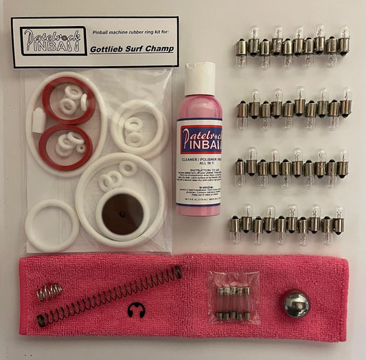Gottlieb Surf Champ Pinball Machine Maintenance Kit