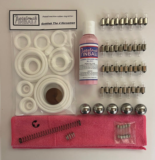 Gottlieb The 4 Horsemen Pinball Machine Maintenance Kit