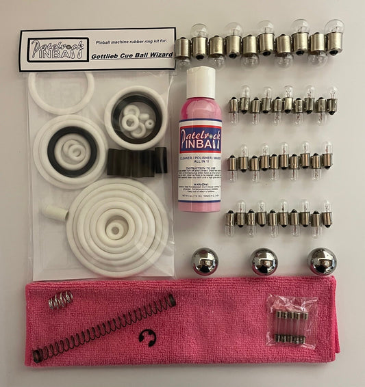 Gottlieb Cue Ball Wizard Pinball Machine Maintenance Kit