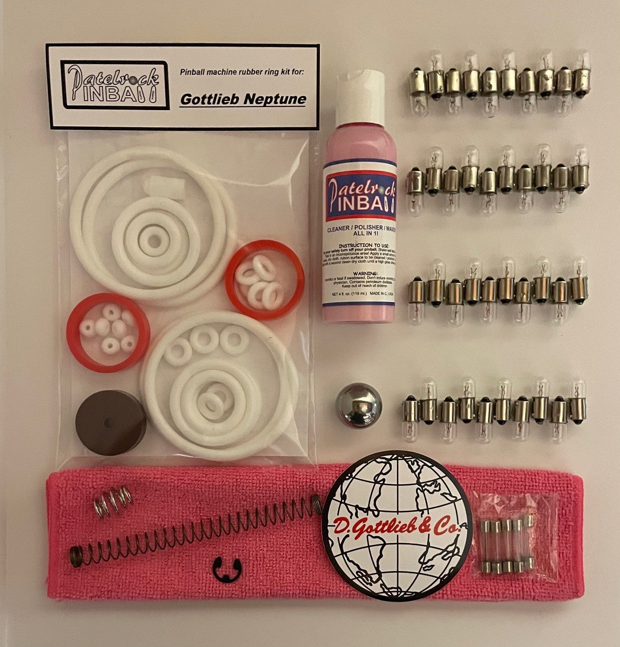 Gottlieb Neptune Pinball Machine Maintenance Kit