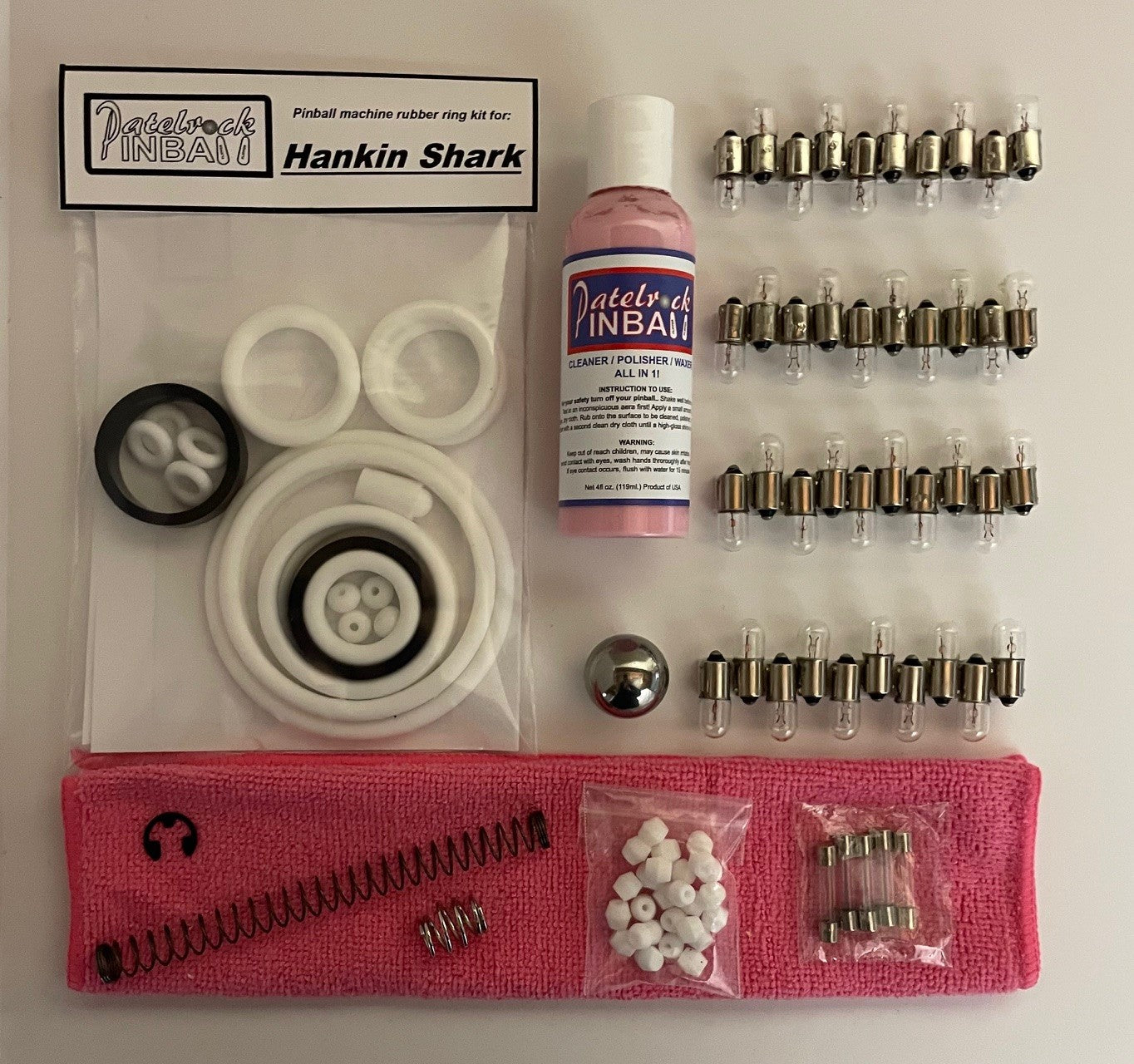Hankin Shark Pinball Machine Maintenance Kit
