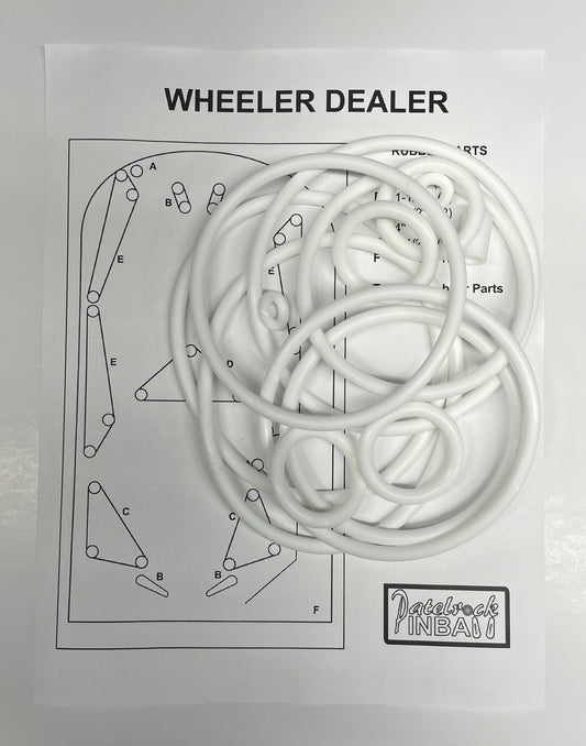 The Henry W.T. Mali & CO Inc. Wheeler Dealer Pinball Machine Rubber Ring Kit