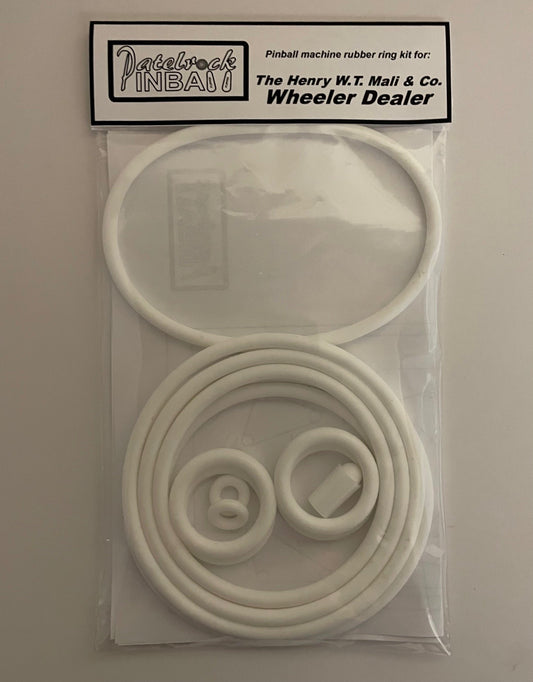 The Henry W.T. Mali & CO Inc. Wheeler Dealer Pinball Machine Rubber Ring Kit