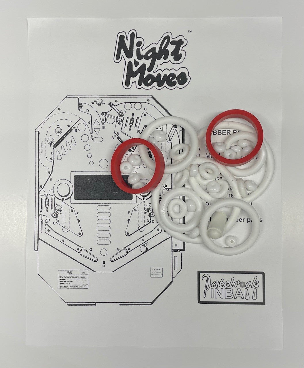 International Concepts Night Moves Pinball Machine Maintenance Kit