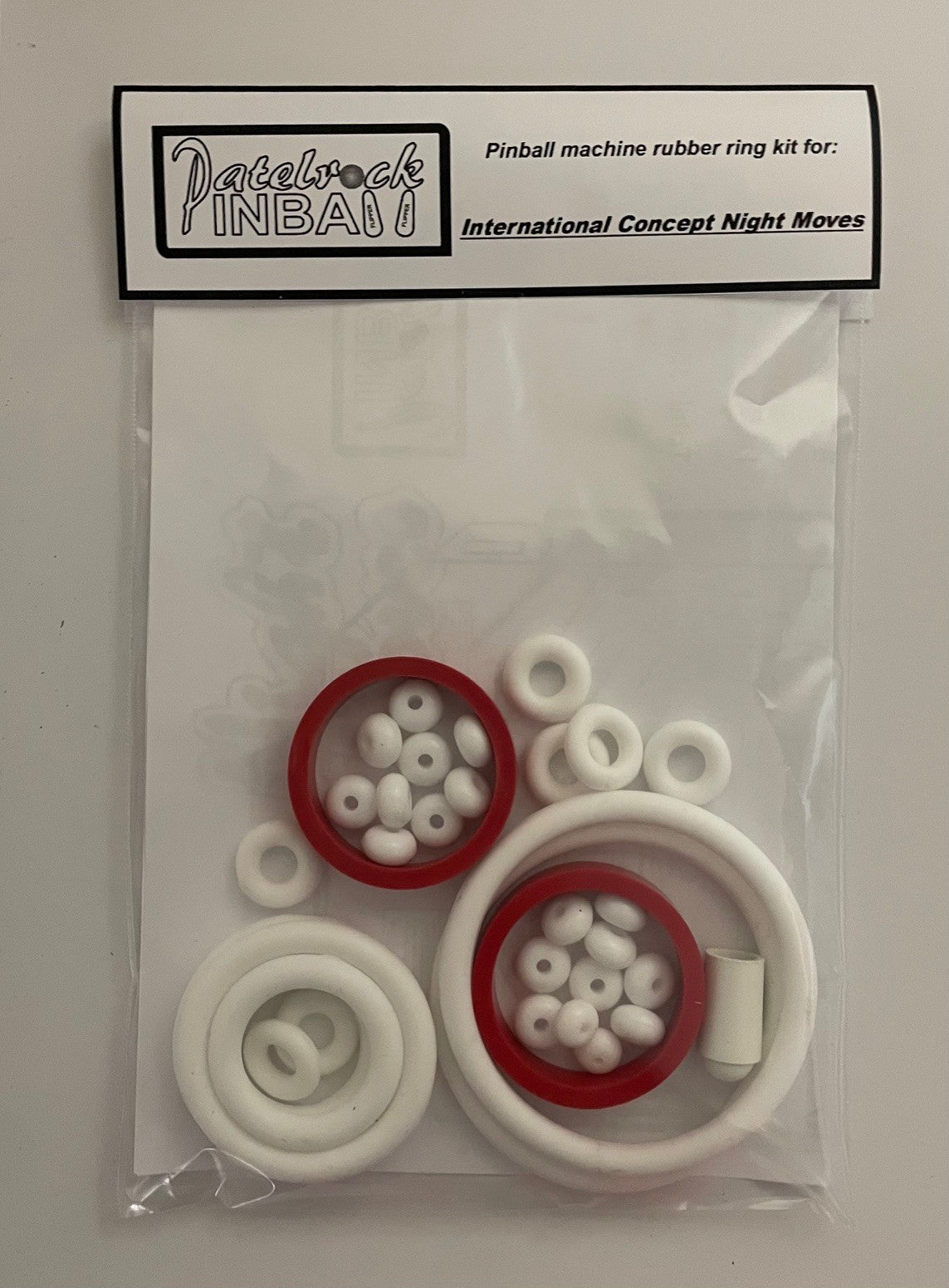 International Concepts Night Moves Pinball Machine Rubber Ring Kit