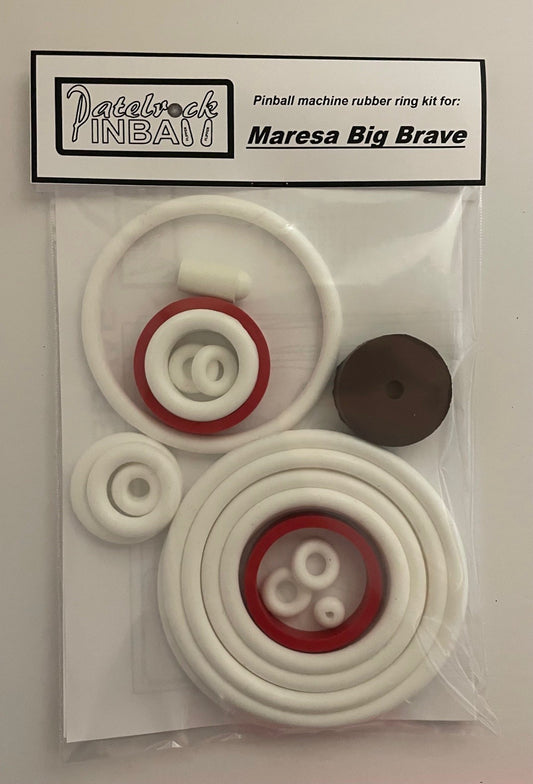 Maresa Big Brave Pinball Machine Rubber Ring Kit