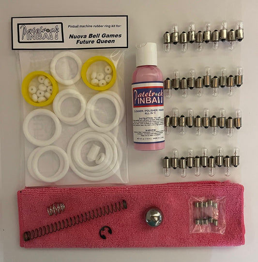 Nuova Bell Games Future Queen Pinball Machine Maintenance Kit