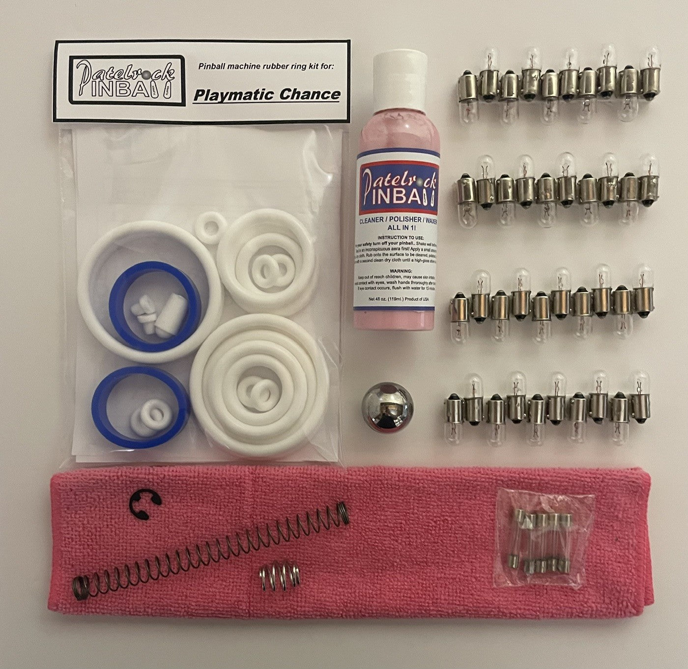 Playmatic Chance | Solid State Version Pinball Machine Maintenance Kit