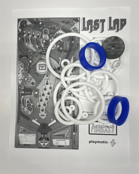 Playmatic Last Lap | 2 Flippers Version Pinball Machine Rubber Ring Kit