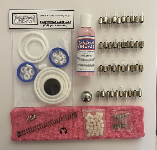 Playmatic Last Lap | 2 Flippers Version Pinball Machine Maintenance Kit