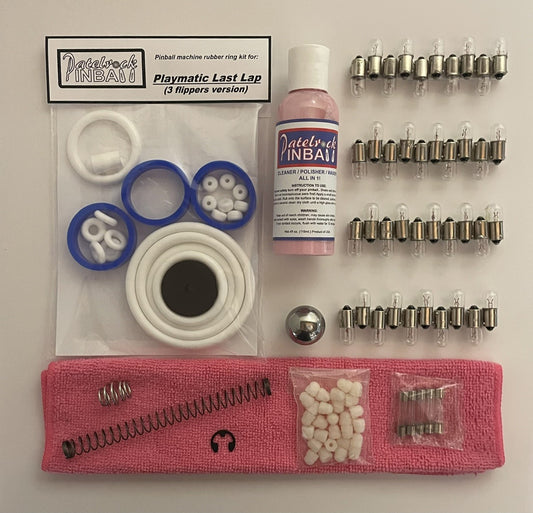 Playmatic Last Lap | 3 Flippers Version Pinball Machine Maintenance Kit