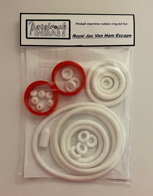 Royal Jac Van Ham Escape Pinball Machine Rubber Ring Kit
