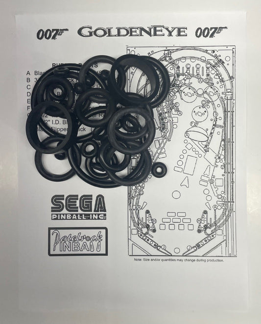 Sega Goldeneye Pinball Machine Rubber Ring Kit