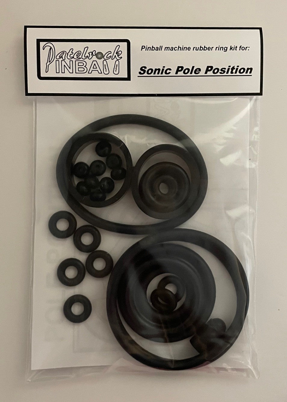 Segasa | Sonic Pole Position Pinball Machine Rubber Ring Kit