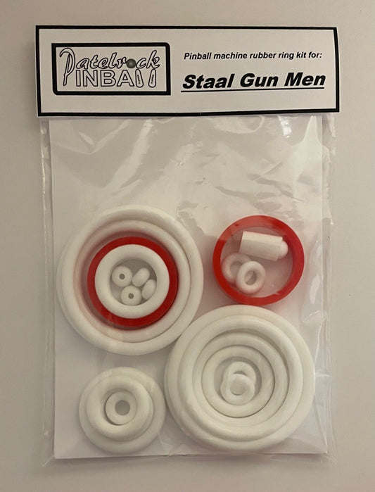Staal Gun Men Pinball Machine Rubber Ring Kit