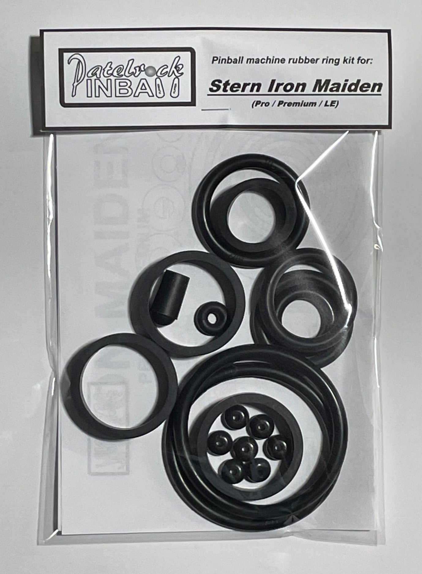 Stern Irom Maiden Legacy of the Beast Pro | Premium |  Limited Edition Pinball Machine Rubber Ring Kit