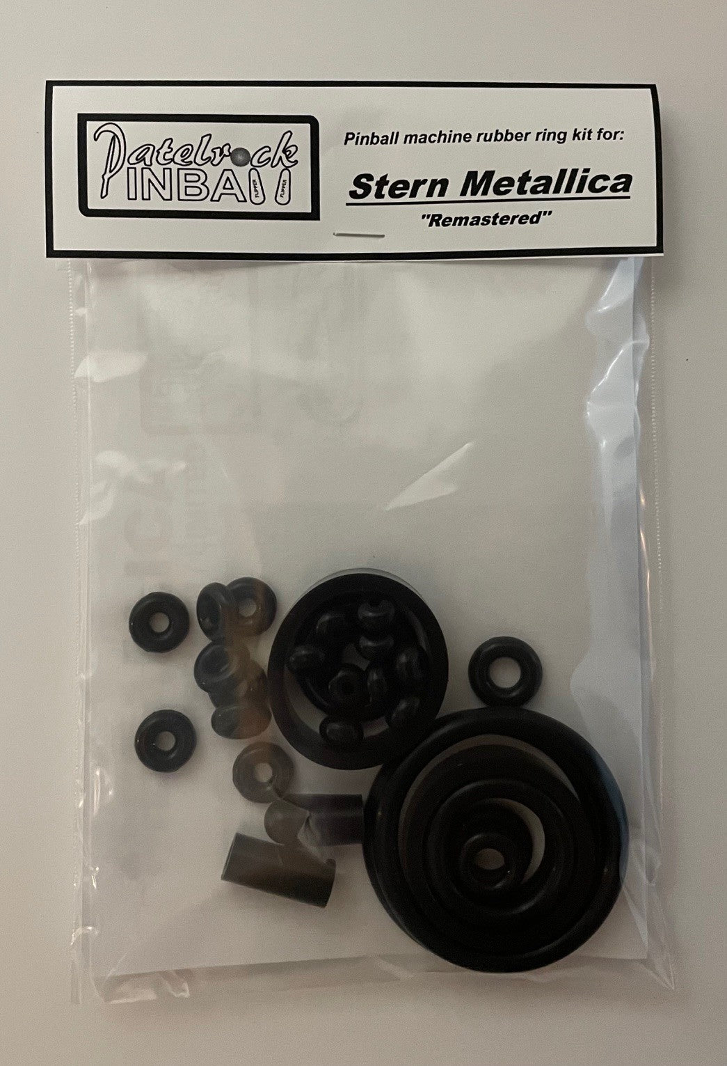 Stern Metallica Remastered Premium / Limited Edition Pinball Machine Rubber Ring Kit