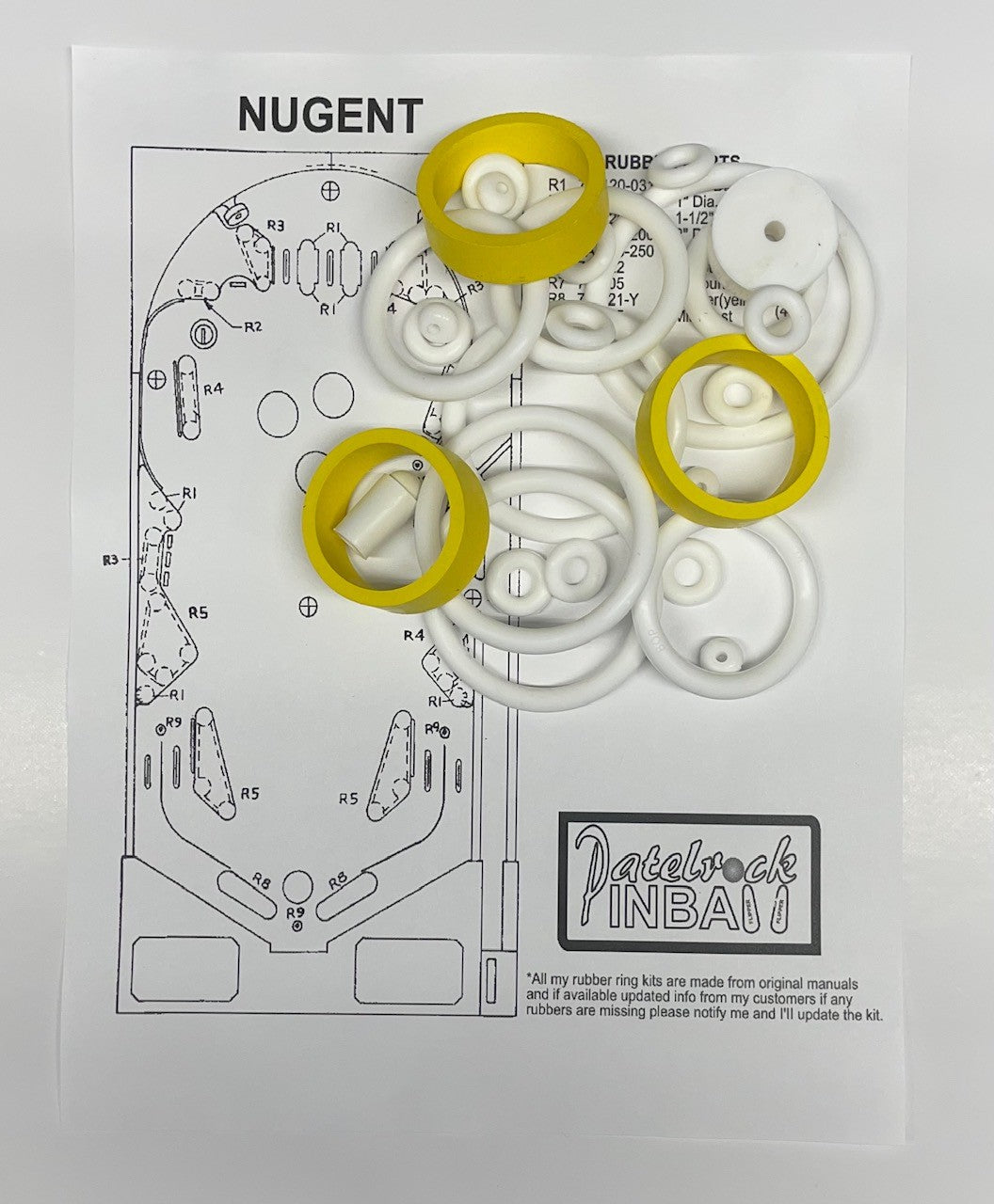 Stern Ted Nugent Pinball Machine Maintenance Kit