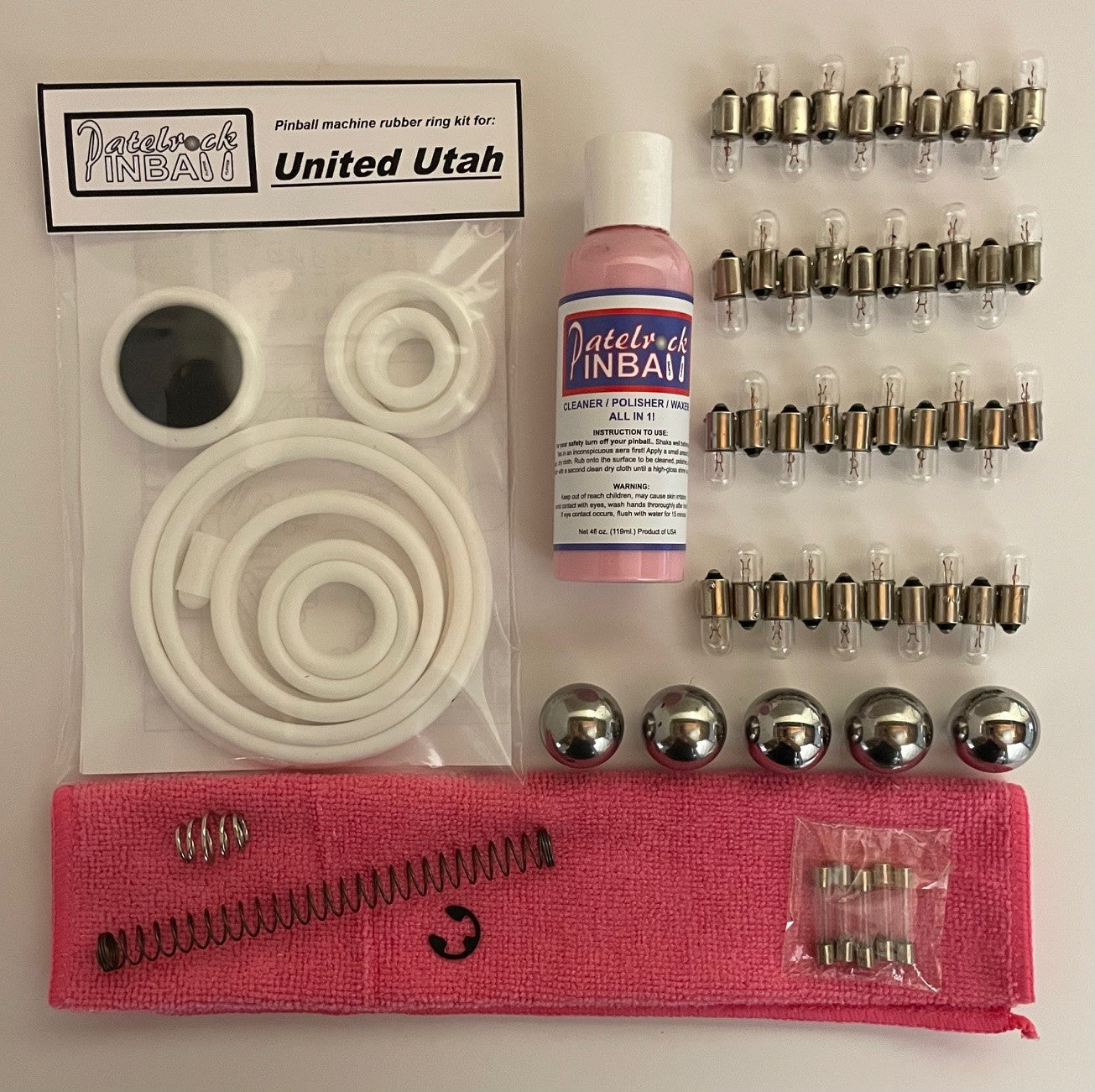 United Utah Pinball Machine Maintenance Kit