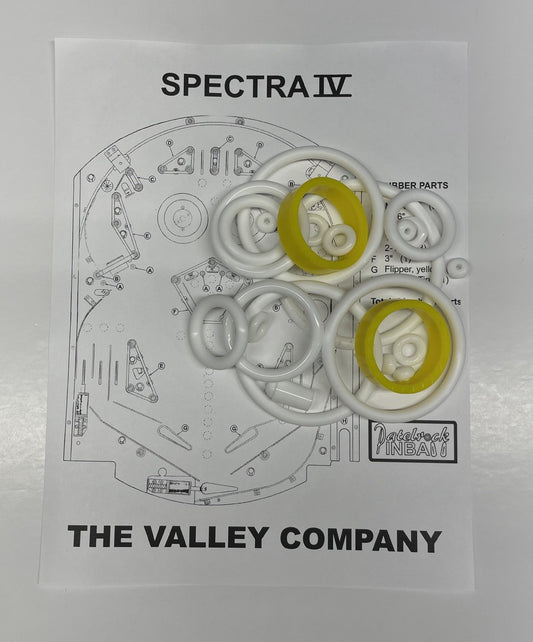 Valley Spectra IV Pinball Machine Rubber Ring Kit
