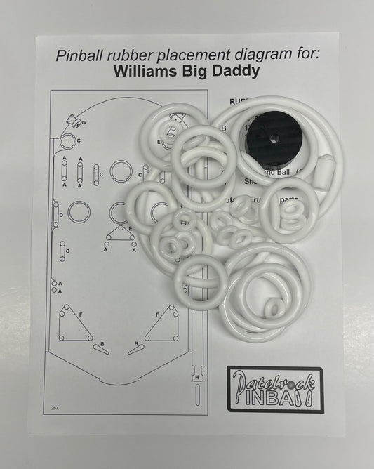 Williams Big Daddy Pinball Machine Maintenance Kit