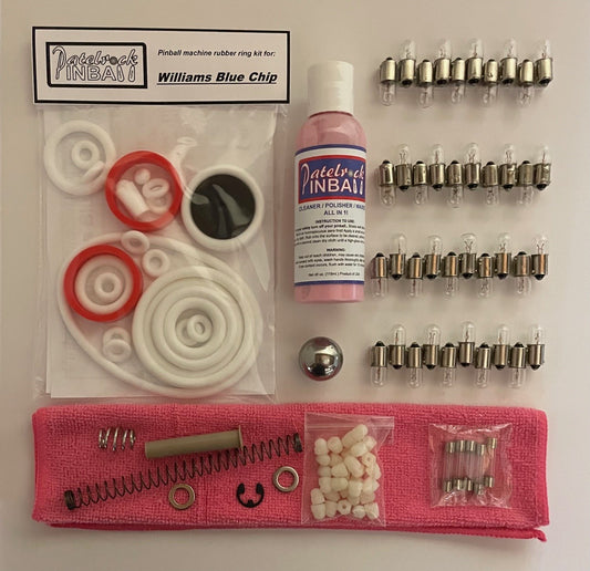 Williams Blue Chip Pinball Machine Maintenance Kit