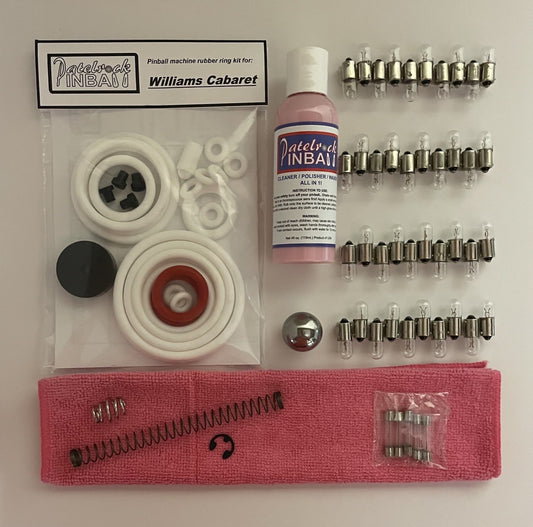 Williams Cabaret Pinball Machine Maintenance Kit