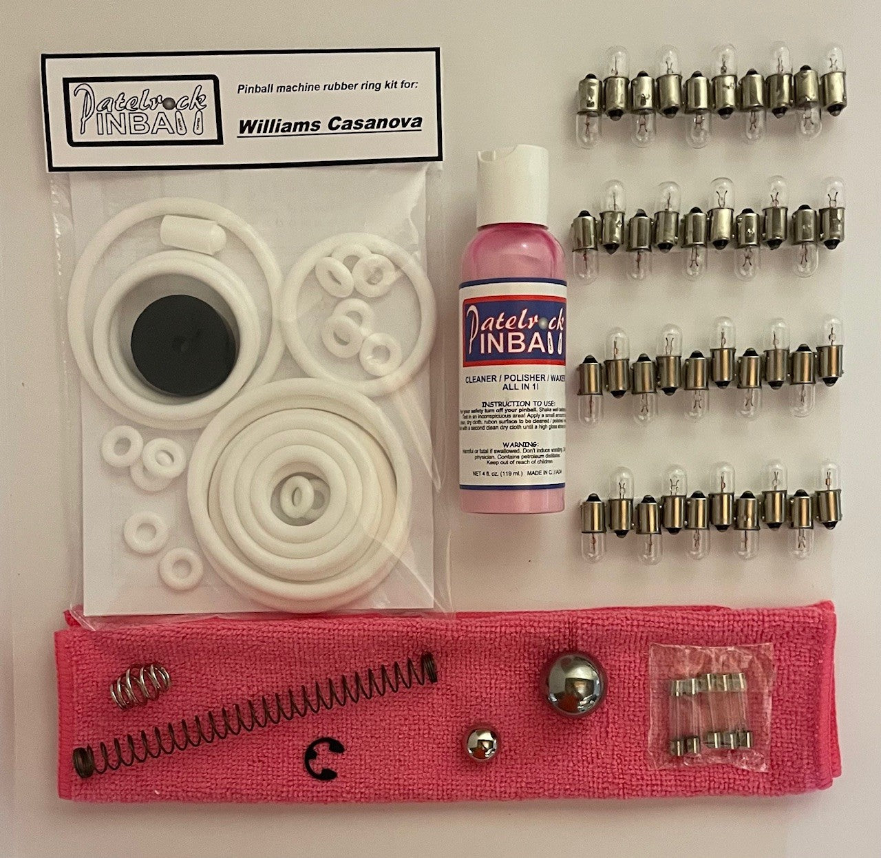 Williams Casanova Pinball Machine Maintenance Kit