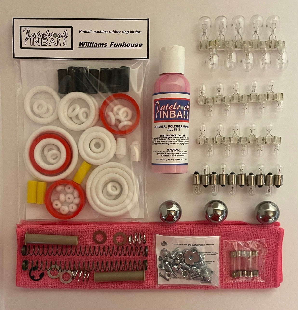 Williams Funhouse Pinball Machine Maintenance Kit