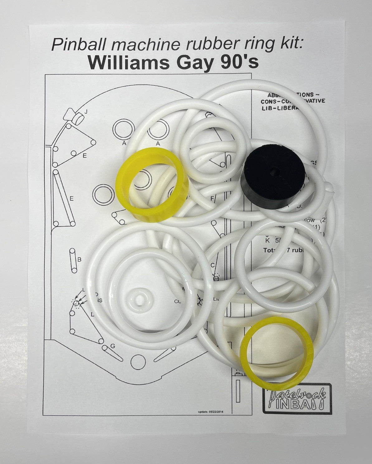 Williams Gay 90's Pinball Machine Maintenance Kit