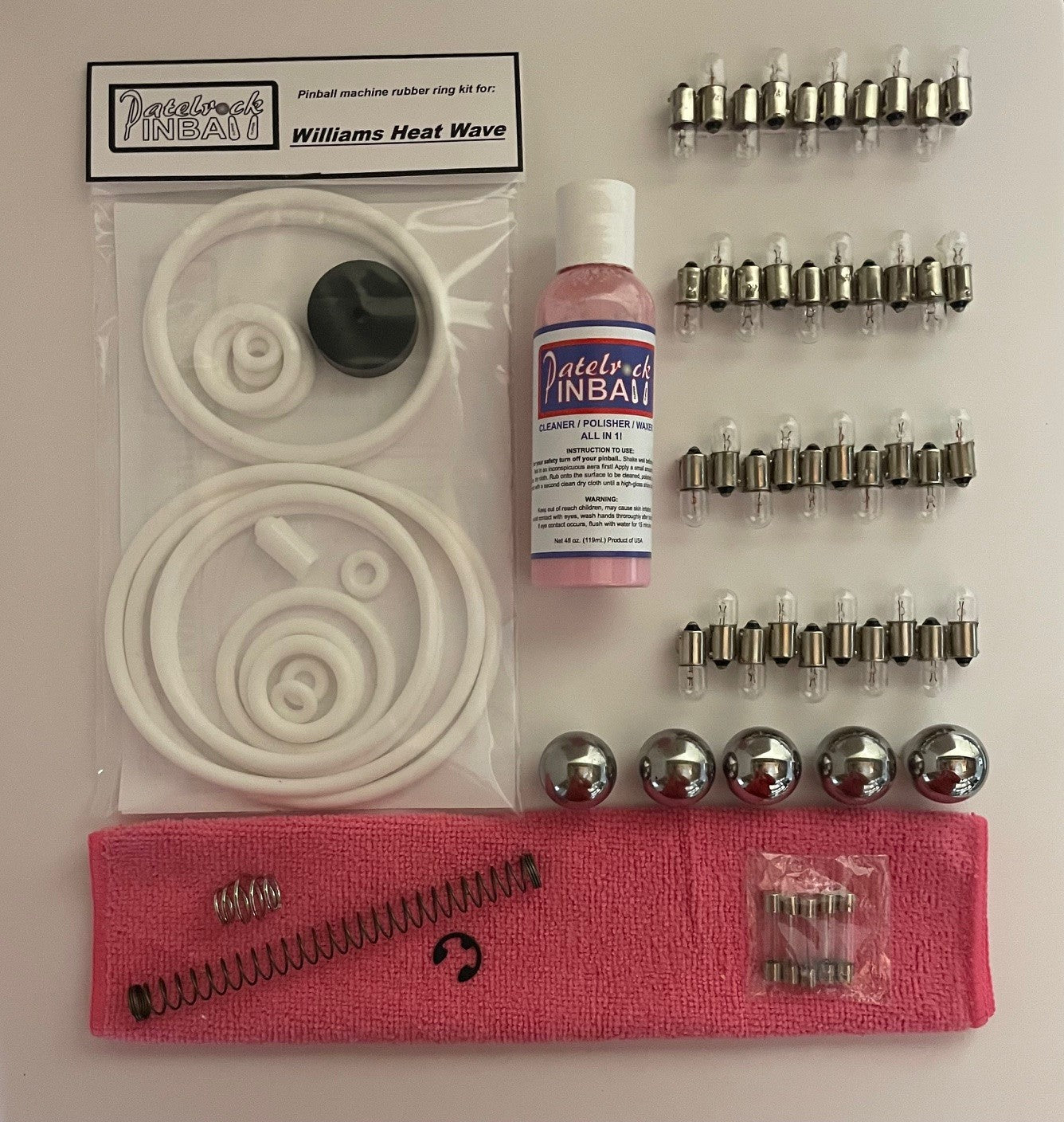 Williams Heat Wave Pinball Machine Maintenance Kit