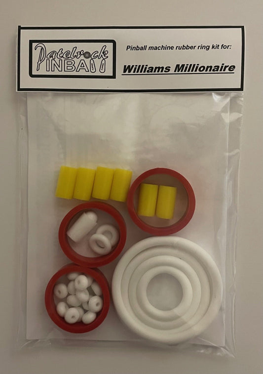 Williams Millionaire Pinball Machine Rubber Ring Kit