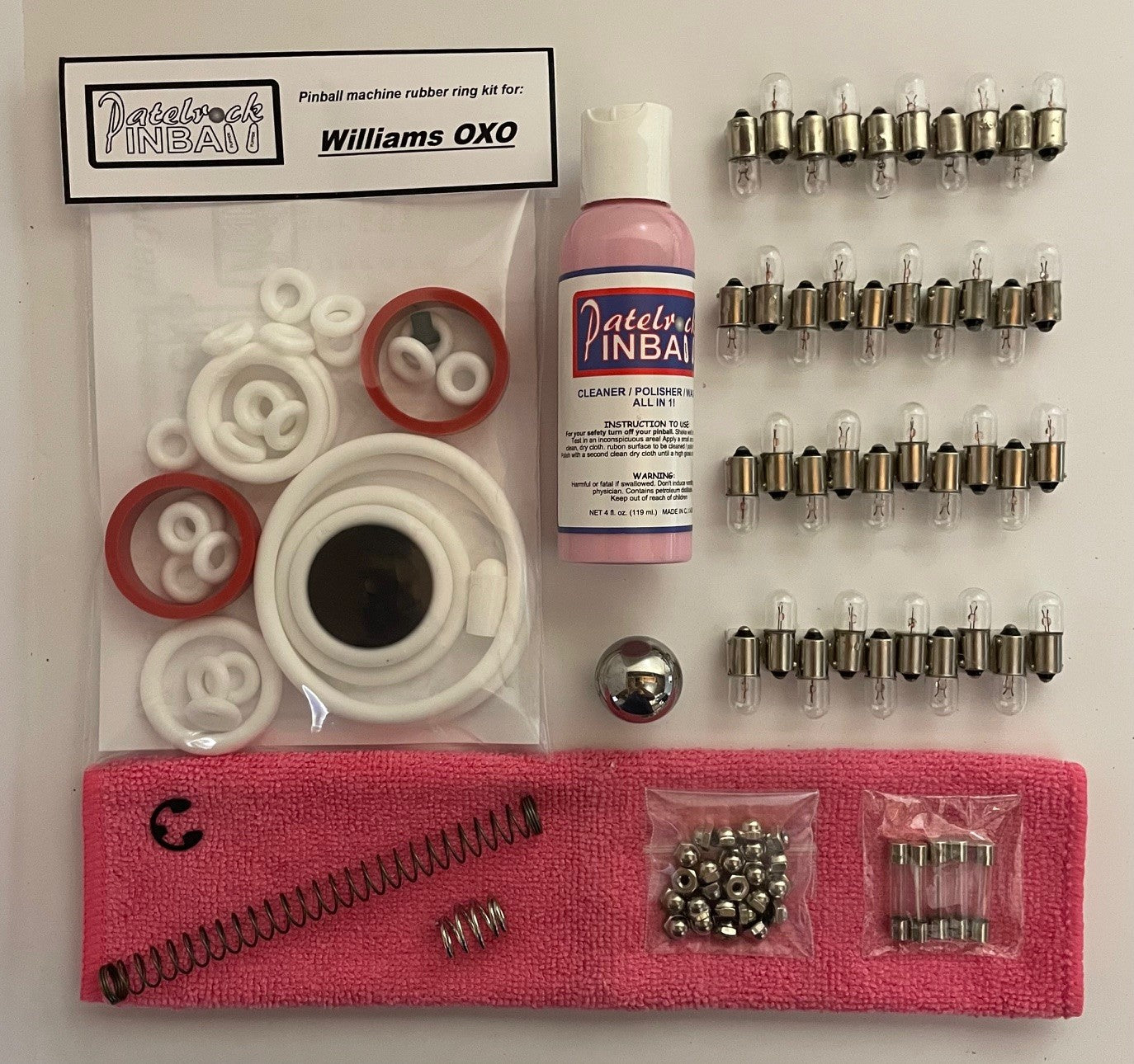 Williams OXO Pinball Machine Maintenance Kit