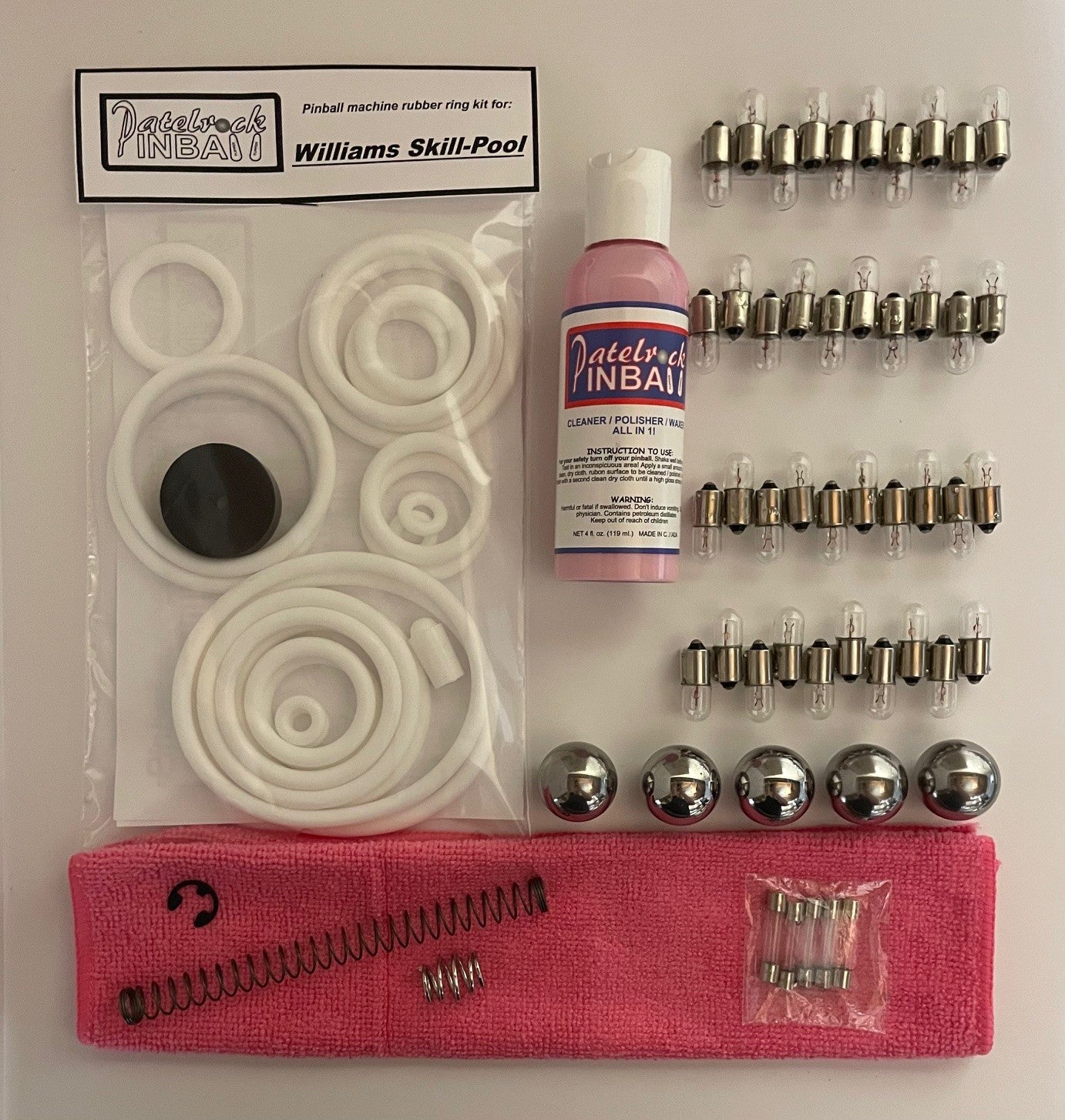 Williams Skill Pool Pinball Machine Maintenance Kit
