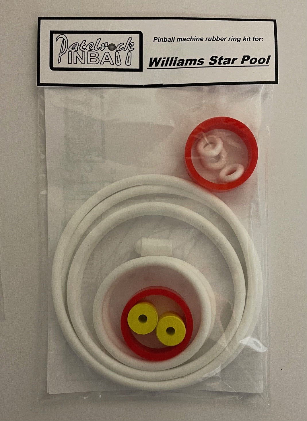 Williams Star Pool Pinball Machine Rubber Ring Kit