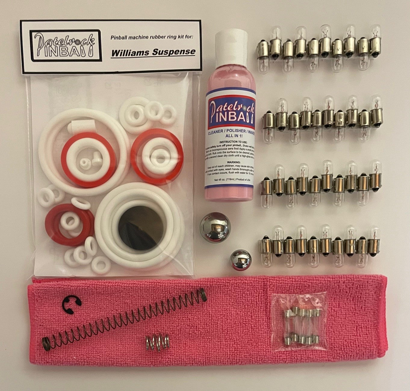 Williams Suspense Pinball Machine Maintenance Kit