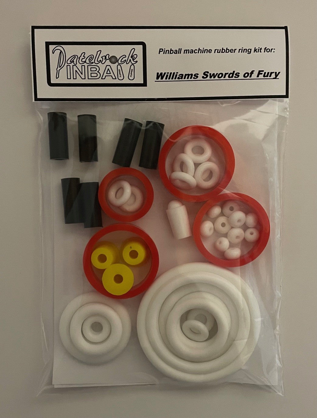 Williams Swords of Fury Pinball Machine Rubber Ring Kit