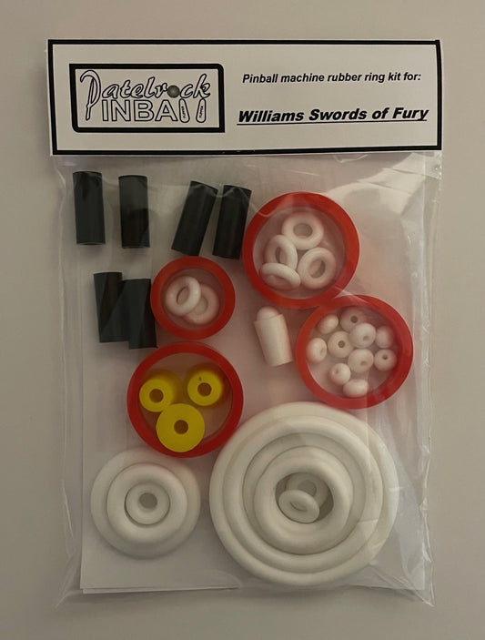 Williams Swords of Fury Pinball Machine Rubber Ring Kit