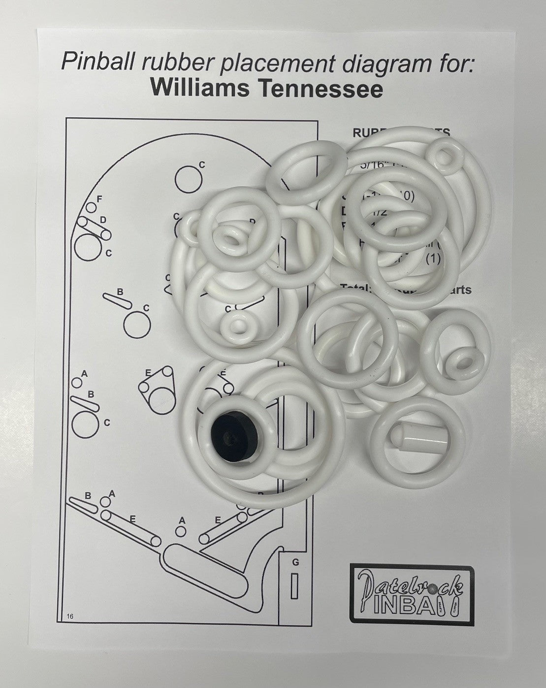 Williams Tennessee Pinball Machine Maintenance Kit