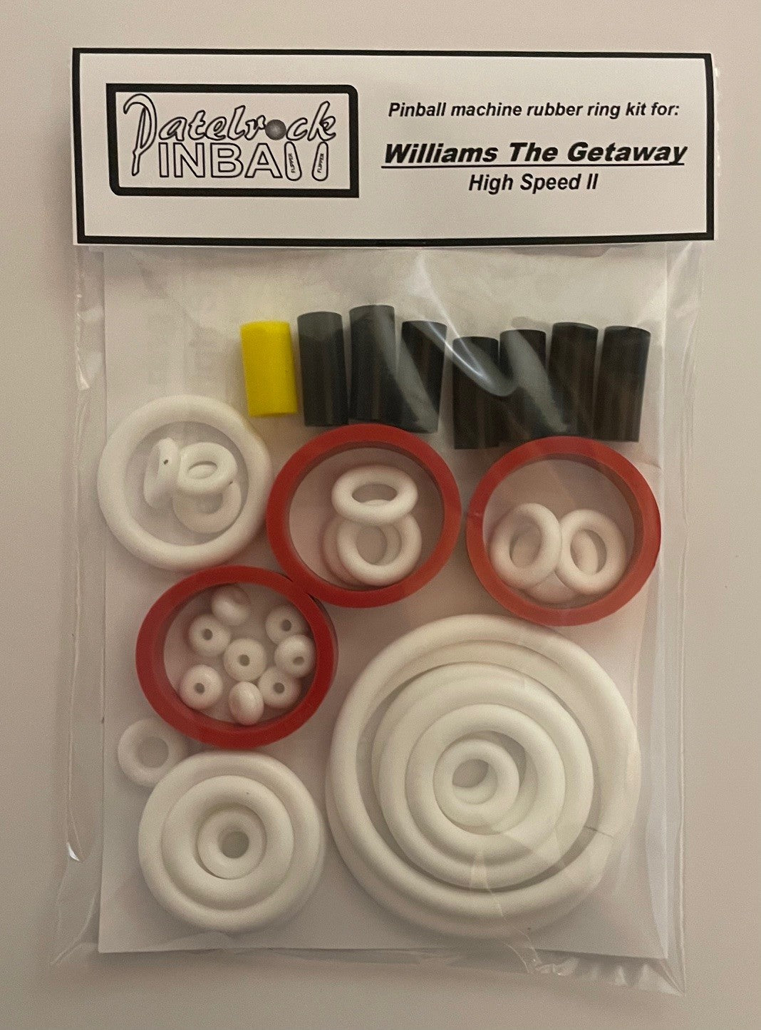 Williams The Getaway: High Speed II Pinball Machine Rubber Ring Kit