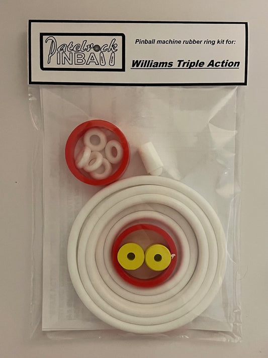 Williams Triple Action Pinball Machine Rubber Ring Kit