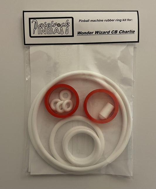 Wonder Wizard CB Charlie Pinball Machine Rubber Ring Kit