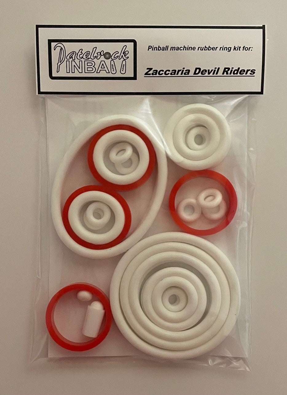 Zaccaria Devil Riders Pinball Machine Rubber Ring Kit