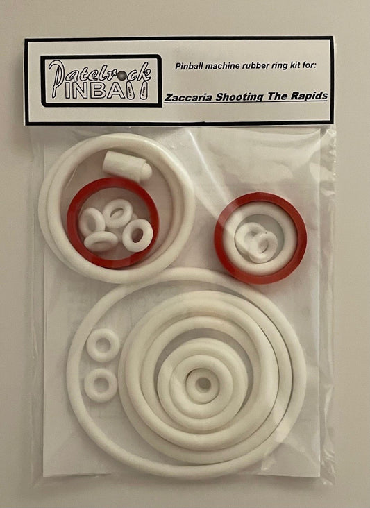 Zaccaria Shooting the Rapids Pinball Machine Rubber Ring Kit