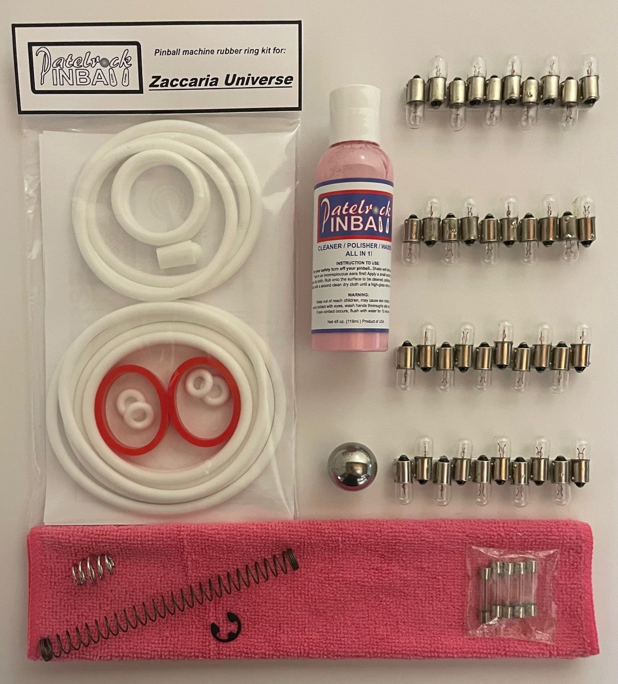 Zaccaria Universe Pinball Machine Maintenance Kit