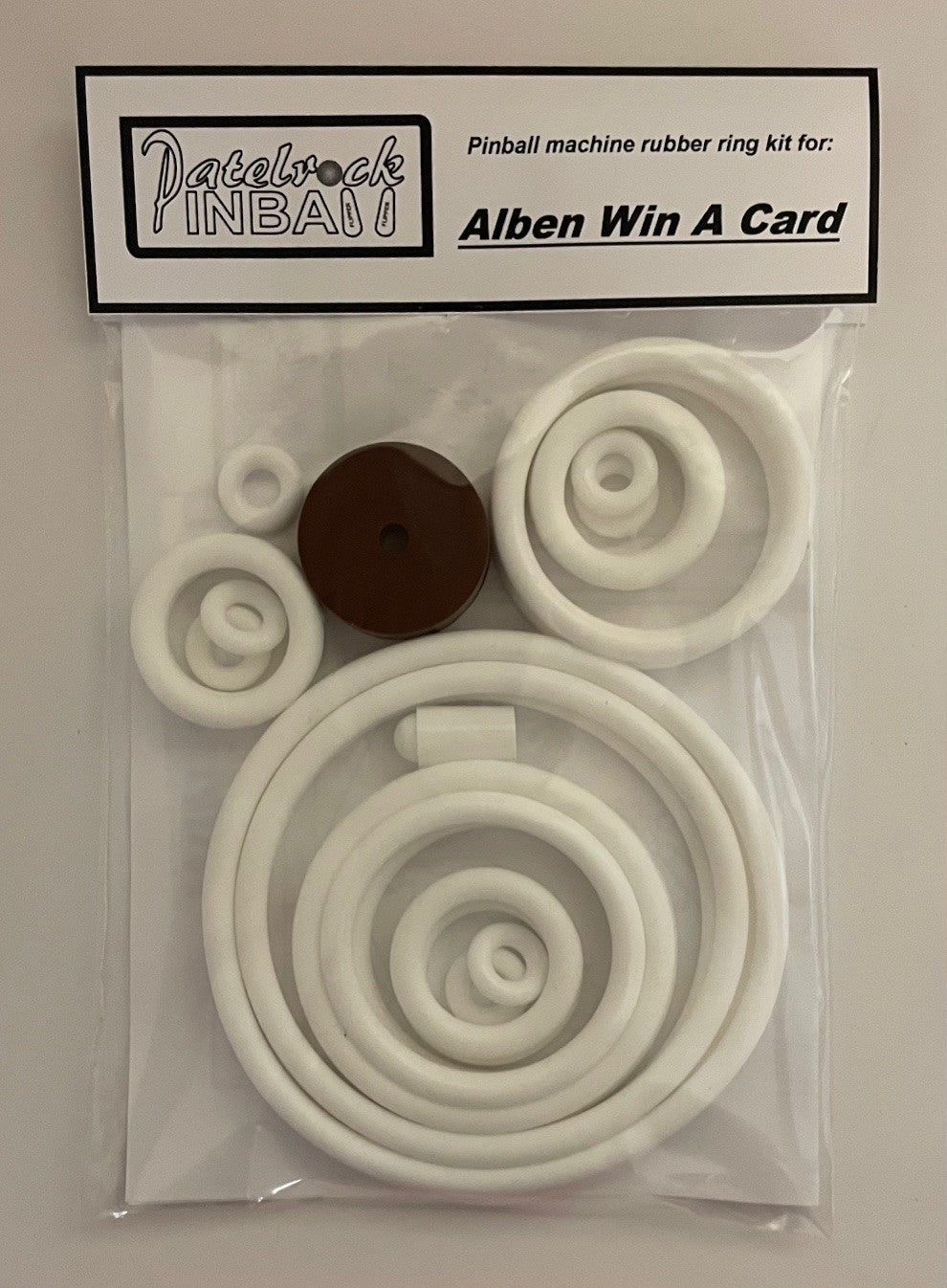 Alben Win A Card Pinball Machine Rubber Ring Kit