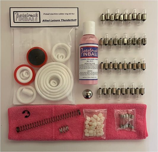 Allied Leisure Thunderbolt Pinball Machine Maintenance Kit