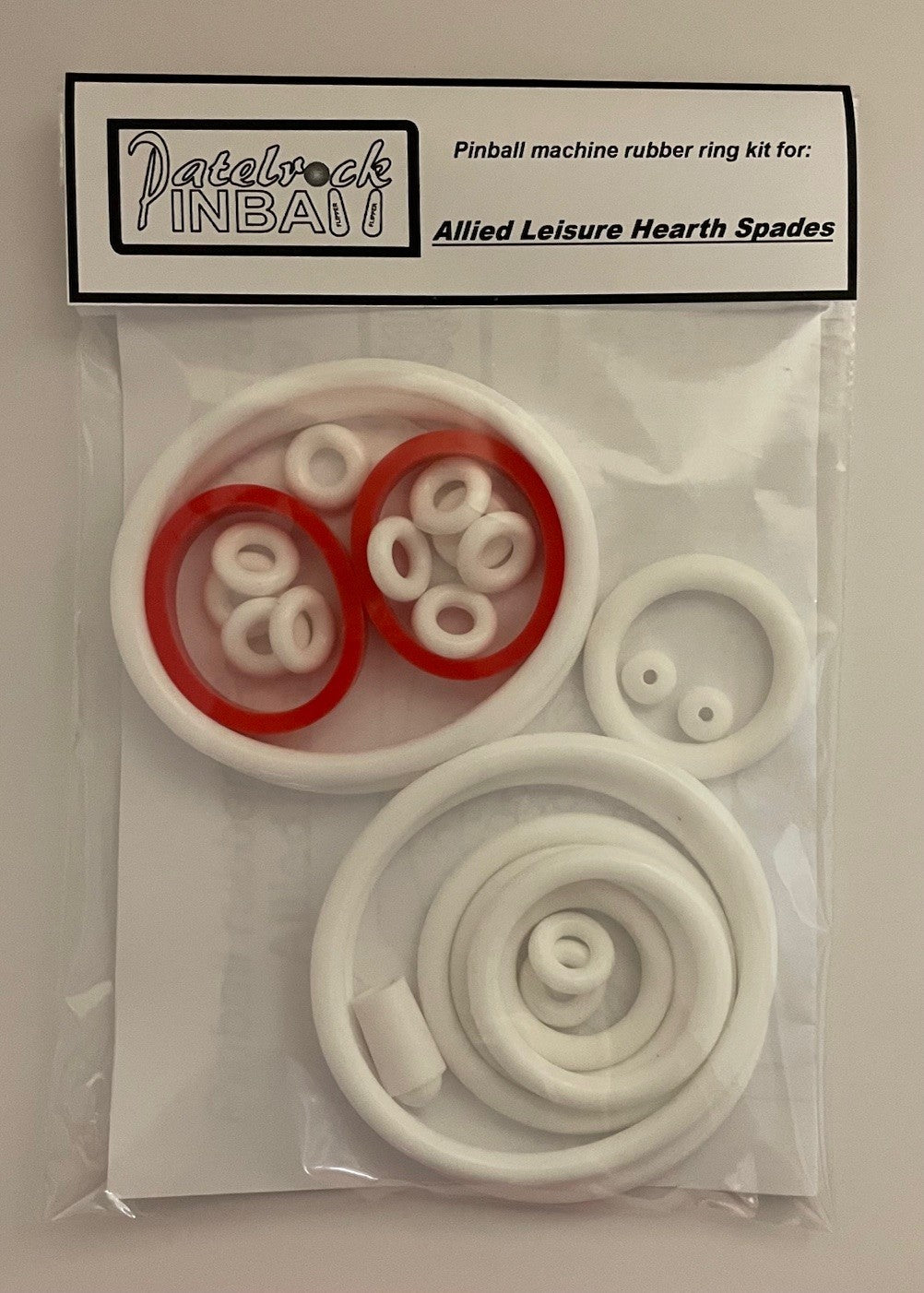 Allied Leisure Hearts Spades Pinball Machine Rubber Ring Kit